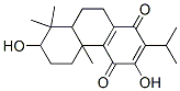 4b,5,6,7,8,8a,9,10-Octahydro-3,7-dihydroxy-4b,8,8-trimethyl-2-isopropyl-1,4-phenanthrenedione 结构式