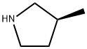 (S)-3-甲基吡咯烷 结构式