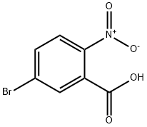 5-溴-2-硝基-苯甲酸 结构式