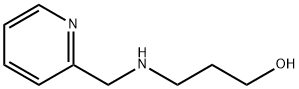 3-[(2-吡啶基甲基)氨基]-1-丙醇 结构式