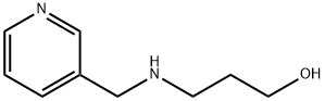 3-((吡啶-3-基甲基)氨基)丙烷-1-醇 结构式
