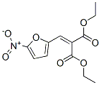 Propanedioic acid, ((5-nitro-2-furanyl)methylene)-, diethyl ester 结构式