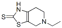 Thiazolo[5,4-c]pyridine-2(1H)-thione, 5-ethyl-4,5,6,7-tetrahydro- (9CI) 结构式