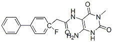 [1,1-Biphenyl]-4-acetamide,  N-(4-amino-1,2,3,6-tetrahydro-1-methyl-2,6-dioxo-5-pyrimidinyl)-4-fluoro- 结构式