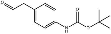 4-叔丁氧羰基氨基苯乙醛 结构式