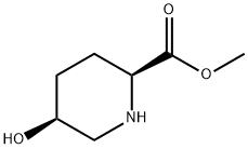 (2S,5S)-5-羟基-2-哌啶羧酸甲酯 结构式