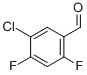 5-氯-2,4-二氟苯甲醛 结构式