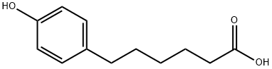 6-(4-羟苯基)己酸 结构式