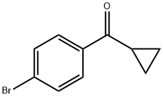 (4-溴苯基)环丙基甲酮 结构式