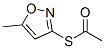 Ethanethioic acid, S-(5-methyl-3-isoxazolyl) ester (9CI) 结构式