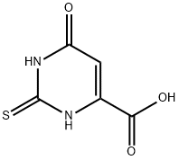 6-氧代-2-硫代-1,2,3,6-四氢嘧啶-4-羧酸 结构式