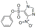 5-phenoxysulfonyl-1-methyl-4-nitroimidazole 结构式