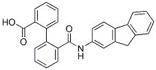 2-[2-(9H-fluoren-2-ylcarbamoyl)phenyl]benzoic acid 结构式