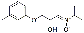 2-Hydroxy-N-isopropyl-3-[(3-methylphenyl)oxy]-1-propanimine N-oxide 结构式