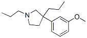 1,3-Dipropyl-3-(m-methoxyphenyl)pyrrolidine 结构式