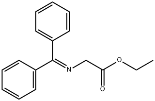二苯亚甲基甘氨酸乙酯 结构式