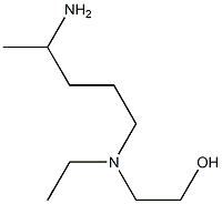 5-(N-乙基-N-2-羟乙基胺)-2-戊胺 结构式
