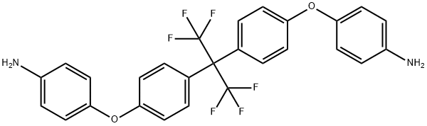 2,2-双[4-(4-氨基苯氧基)苯基]-1,1,1,3,3,3-六氟丙烷 结构式