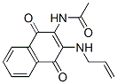 N-[1,4-dioxo-3-(prop-2-enylamino)naphthalen-2-yl]acetamide 结构式