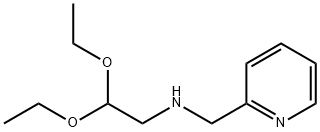 N-(2,2-二乙氧基乙基)吡啶-2-甲胺 结构式