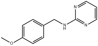 N-[(4-methoxyphenyl)methyl]pyrimidin-2-amine 结构式