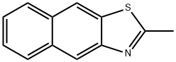 2-甲基-BETA-萘噻唑 结构式