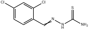 [(2,4-dichlorophenyl)methylideneamino]thiourea 结构式