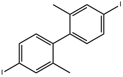 2,2'-二甲基-4,4'-二碘代联苯 结构式