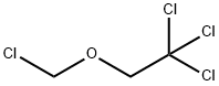 2,2,2-三氯乙基氯甲基醚 结构式