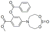 methyl 2-benzoyloxy-4-(2-oxo-1,3,2,6-dioxathiazocan-6-yl)benzoate 结构式