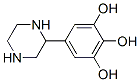 1,2,3-Benzenetriol, 5-(2-piperazinyl)- (9CI) 结构式