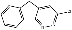 3-氯-5H-茚并[1,2-C]哒嗪 结构式