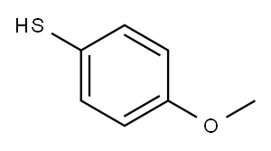 4-甲氧基苯硫酚 结构式