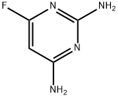 2,4-DIAMINO-6-FLUOROPYRIMIDINE 结构式