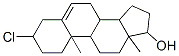 3-chloro-10,13-dimethyl-2,3,4,7,8,9,11,12,14,15,16,17-dodecahydro-1H-c yclopenta[a]phenanthren-17-ol 结构式