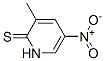 3-methyl-5-nitro-1H-pyridine-2-thione 结构式