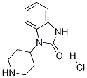 4-(2-酮-1-苯并咪唑基)哌啶盐酸盐形式 结构式