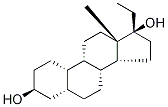 (3α,5α,17α)-19-Norpregnane-3,17-diol 结构式