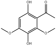 1-(3,6-二羟基-2,4-二甲氧基苯基)乙-1-酮 结构式