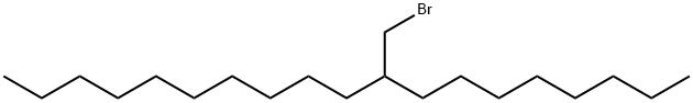 1-溴-2-辛基十二烷 结构式