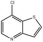 7-氯噻吩{3,2-B}吡啶 结构式