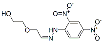 2-[(2Z)-2-[(2,4-dinitrophenyl)hydrazinylidene]ethoxy]ethanol 结构式