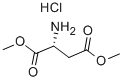 D-天冬氨酸二甲酯盐酸盐 结构式