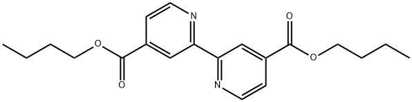 二丁基2,2'-联吡啶-4,4'-二羧酸酯 结构式