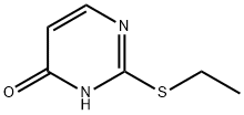 2-(Ethylthio)-4-pyrimidinol 结构式