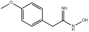 N'-羟基-2-(4-甲氧基苯基)乙脒 结构式
