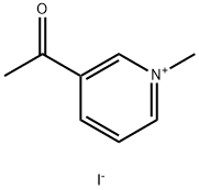 3-ACETYL-1-METHYLPYRIDINIUM IODIDE 结构式