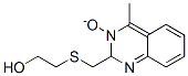 2-(((4-Methyl-3-oxido-2,3-dihydro-2-quinazolinyl)methyl)thio)ethanol 结构式