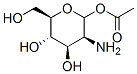 D-Mannopyranose, 2-amino-2-deoxy-, 1-acetate (9CI) 结构式