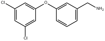 3-(3,5-DICHLOROPHENOXY)BENZYLAMINE 结构式